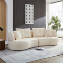 Modular Sofa, Durable Fabric, Solid Wood Frame, High Density Sponge Padding, Seating For 4 by HouseOfZazla