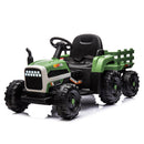 Ride On Tractor With Trailer - 24V Battery Powered Electric Tractor Toy by HouseOfZazla
