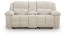 Orlen - Double Reclining Loveseat With Console - Winter by Unique Piece Furniture
