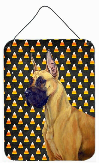 Great Dane Candy Corn Halloween Portrait Wall or Door Hanging Prints