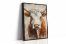 Sunset Longhorn on Weathered Wood