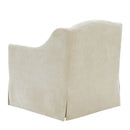 Luisa - Skirted Swivel Accent Chair by HouseOfZazla