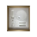 10 Pieces Luxury Natural Marble Dining Room Accessories Set