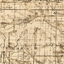 Vintage Map of Lake County, California 1892