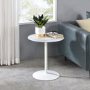 Circa - 17.5" End Table With Marble Textured Top by HouseOfZazla