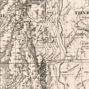 Vintage Map of Butte County, California 1886