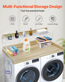 Washer Dryer Countertop with 2-Tier Shelf