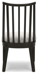Galliden - Dining Upholstered Side Chair (Set of 2) - Black