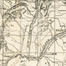 Vintage Map of Elko County, Nevada 1894