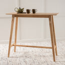 Natural Oak Wood Bar Table