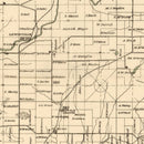 Vintage Map of Clark County, Washington 1888