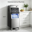 353LBS/24H Split Commercial Ice Maker Z58160 by Kismile