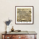 Vintage Map of Dover, New Hampshire 1877
