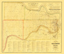 Vintage Map of Wyandotte County, Kansas 1885