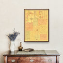 Vintage Map of Johnson County, Kansas 1886