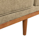 Retro Modern Loveseat With Button Tufted Upholstery by HouseOfZazla