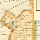 Vintage Map of Geary County, Kansas 1897