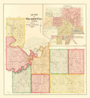 Vintage Map of Geary County, Kansas 1897