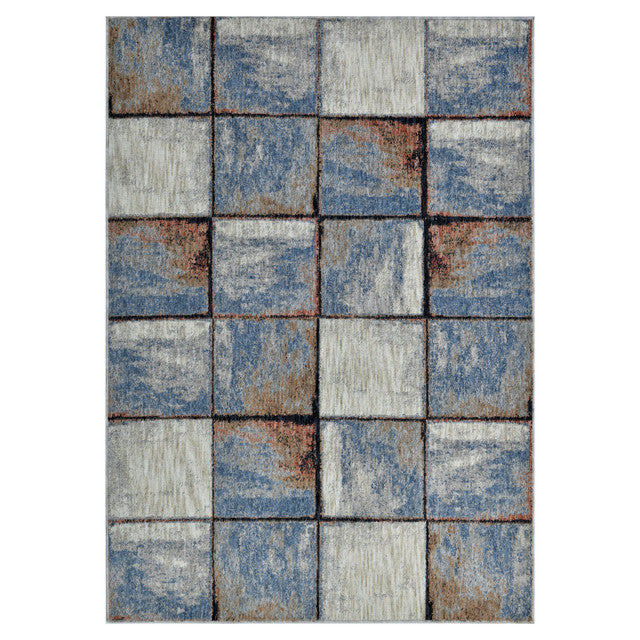 Sussex Home Novelty Collection Area Rug, Extra Soft and Comfy Carpet, Area Rugs for Living Room Rug, Indoor Rug, Blue&Gray