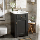 Elegant Bathroom Vanity With Ceramic Sink, Soft Close Door, Adjustable Shelf by Unique Piece Furniture