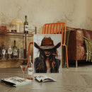 Cowgirl in Crimson – Modern Western Grit