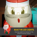 Outsunny 3.4' Christmas Inflatable Hanging Santa Claus