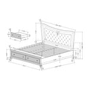 Cross - Elegant Design Bed With LED by HouseOfZazla