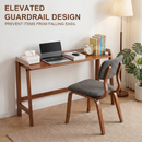 Solid Wood Folding Desk, 49" Mid Century Modern Computer Desk by HouseOfZazla