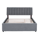 Upholstered Platform Bed With Trundle by Unique Piece Furniture