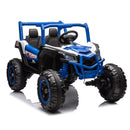 24V Ride On XXL UTV car for kid,2seater with two safety belts, Side by Side 4x4 Ride on Off-Road Truck with Parent Remote Control, Battery Powered Electric Car w/High Low Speed, two safety belts.