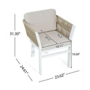 Outdoor Dining Chair, All-Weather Patio Seating For Backyard (Set of 2) by HouseOfZazla