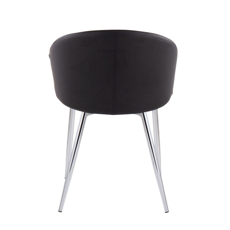 Claire - Contemporary / Glam Stylish Design Chair (Set of 2), photo 3 of 5