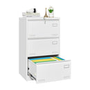 Filing Cabinet Lateral File Cabinet 3 Drawer, Locking Metal File Cabinets Three Drawer, Office Filing Cabinet With Lock Drawers For Home Office by HouseOfZazla