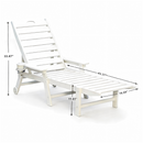 HDPE Chaise Lounge Chair Outdoor