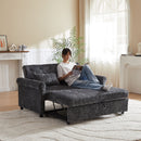 Loveseat Sofa Bed, Pull - Out Couch Sleeper & 2 Pillows by Unique Piece Furniture