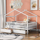 House Bed With 2 Drawers by Unique Piece Furniture