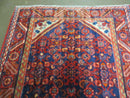 3' 6" X 10' 4" Antique Handmade India Floral Oriental Wool Runner Rug