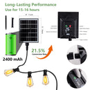 100 FT Solar String Lights Waterproof with Remote & USB Port by HouseOfZazla