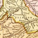 Vintage Map of Pennsylvania 1903