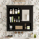 Wall-Mounted Bathroom Cabinet With Mirror And Adjustable Shelves by Unique Piece Furniture