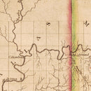 Vintage Map of Alabama 1818