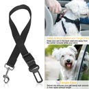 2Pcs Pet Dog Seat Belt Leash Adjustable Pet Dog Cat Safety Leads Harness Car Vehicle Nylon Fabric Seatbelt Strap by GBruno Store