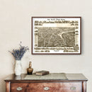 Vintage Map of Exeter, New Hampshire 1877
