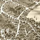 Vintage Map of Exeter, New Hampshire 1877