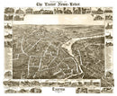 Vintage Map of Exeter, New Hampshire 1877