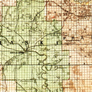 Vintage Map of Arkansas 1866