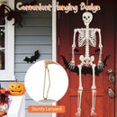5.4 FT Halloween Skeleton Decoration Life Size Large Skeleton by LJGDeals