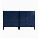 60" Bathroom Vanity with Double Sink Combo Set