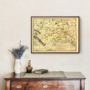Vintage Map of Alaska 1897