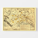 Vintage Map of Alaska 1897